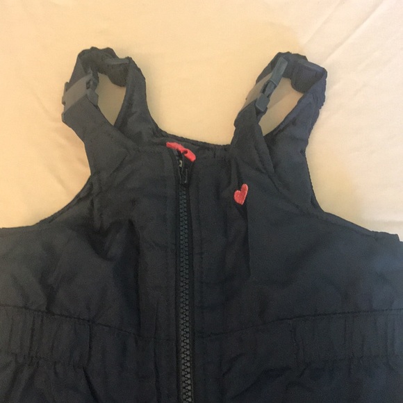 Navy Kids Snow Bib - Picture 4 of 6